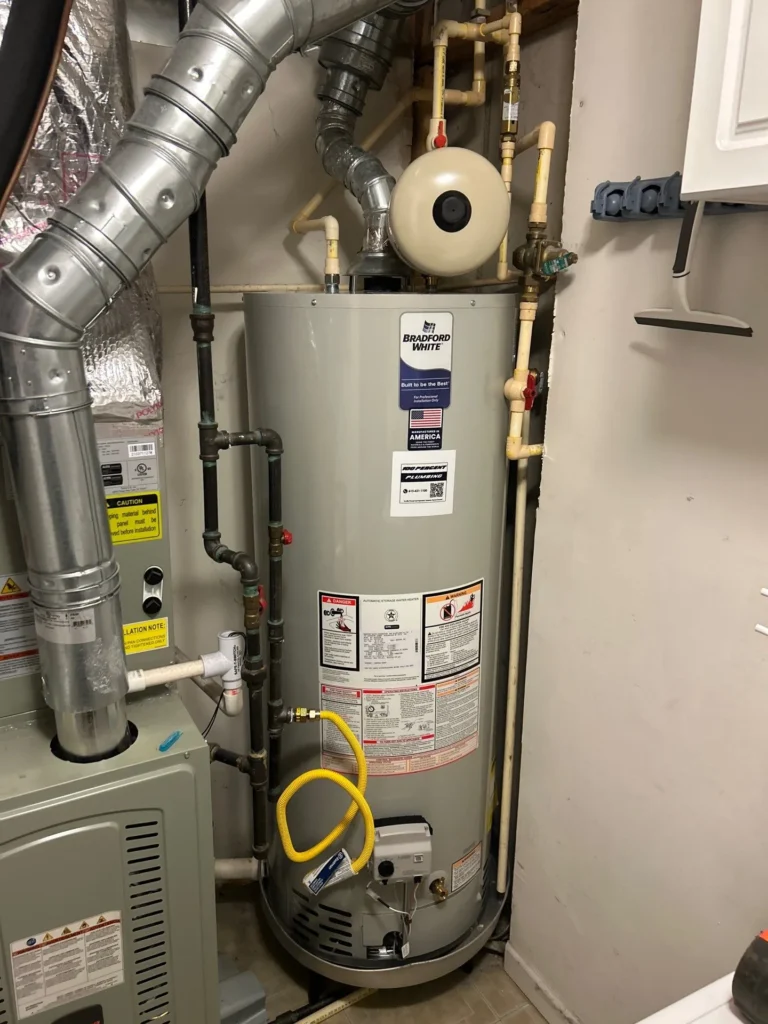 Bradford White water heater installed in The Nations