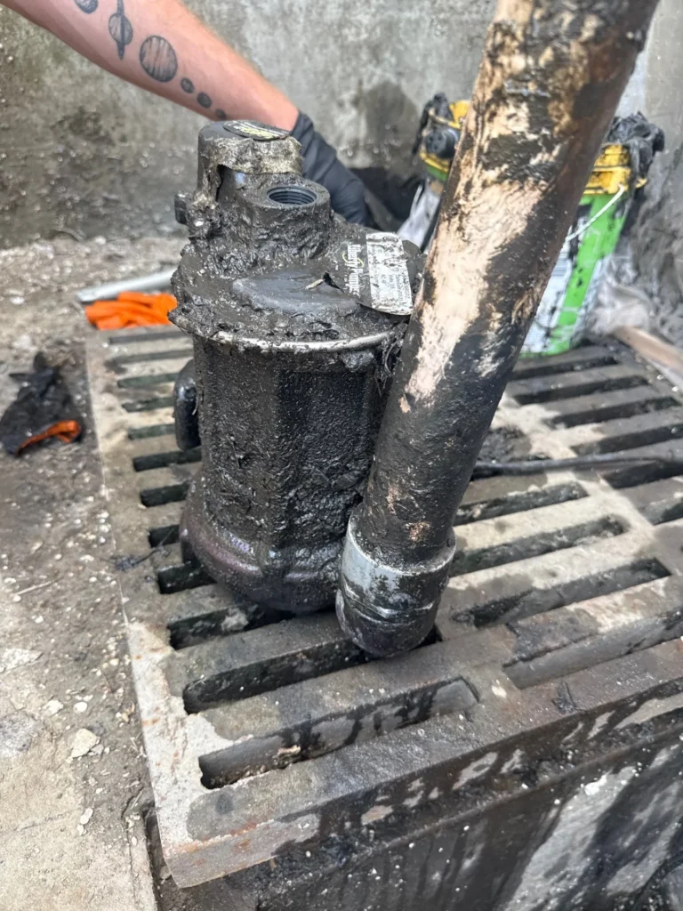 Sump basin and drainage cleared in Madison