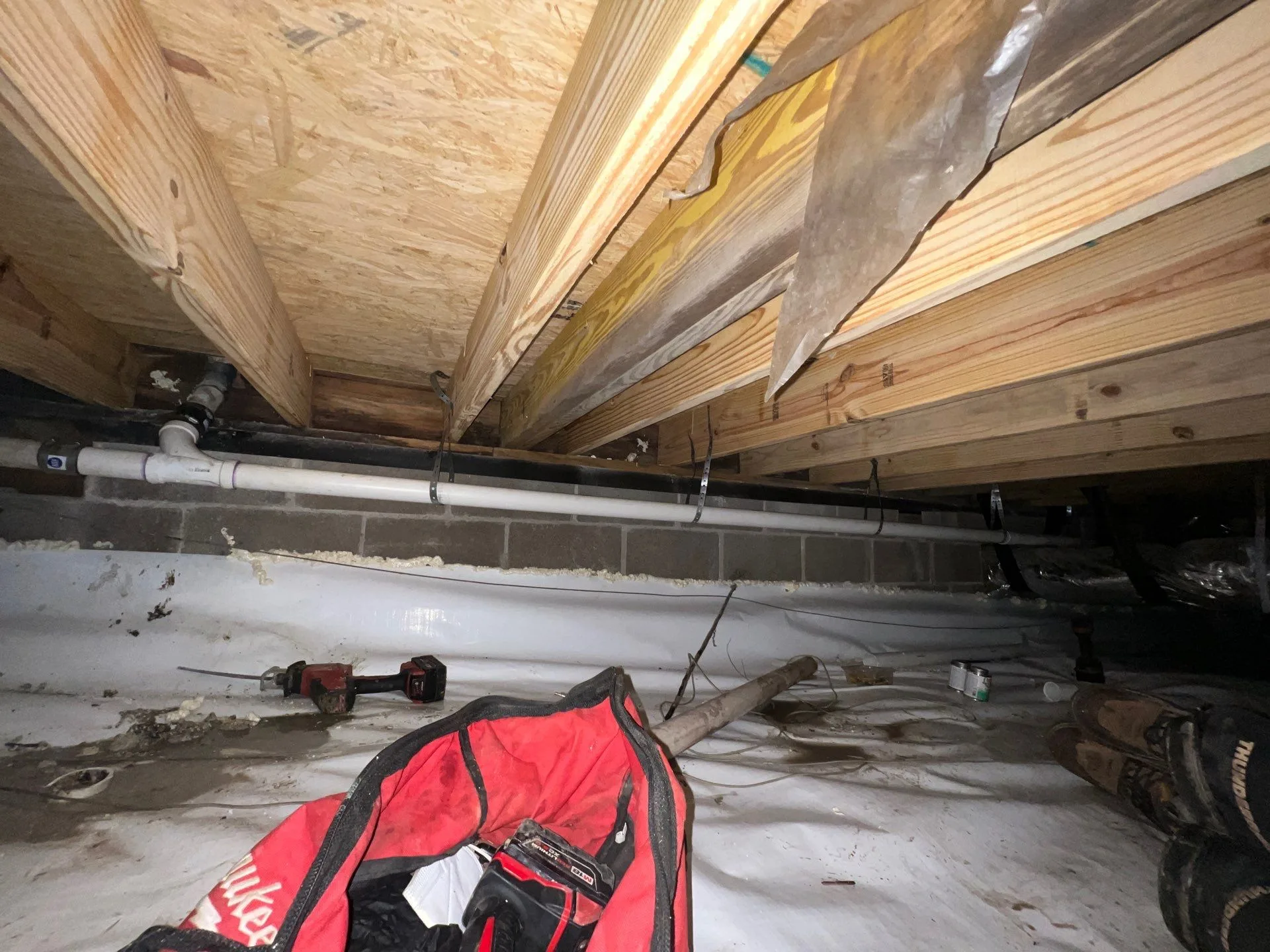 Grease-Packed Kitchen Drain Line Replacement in Old Hickory