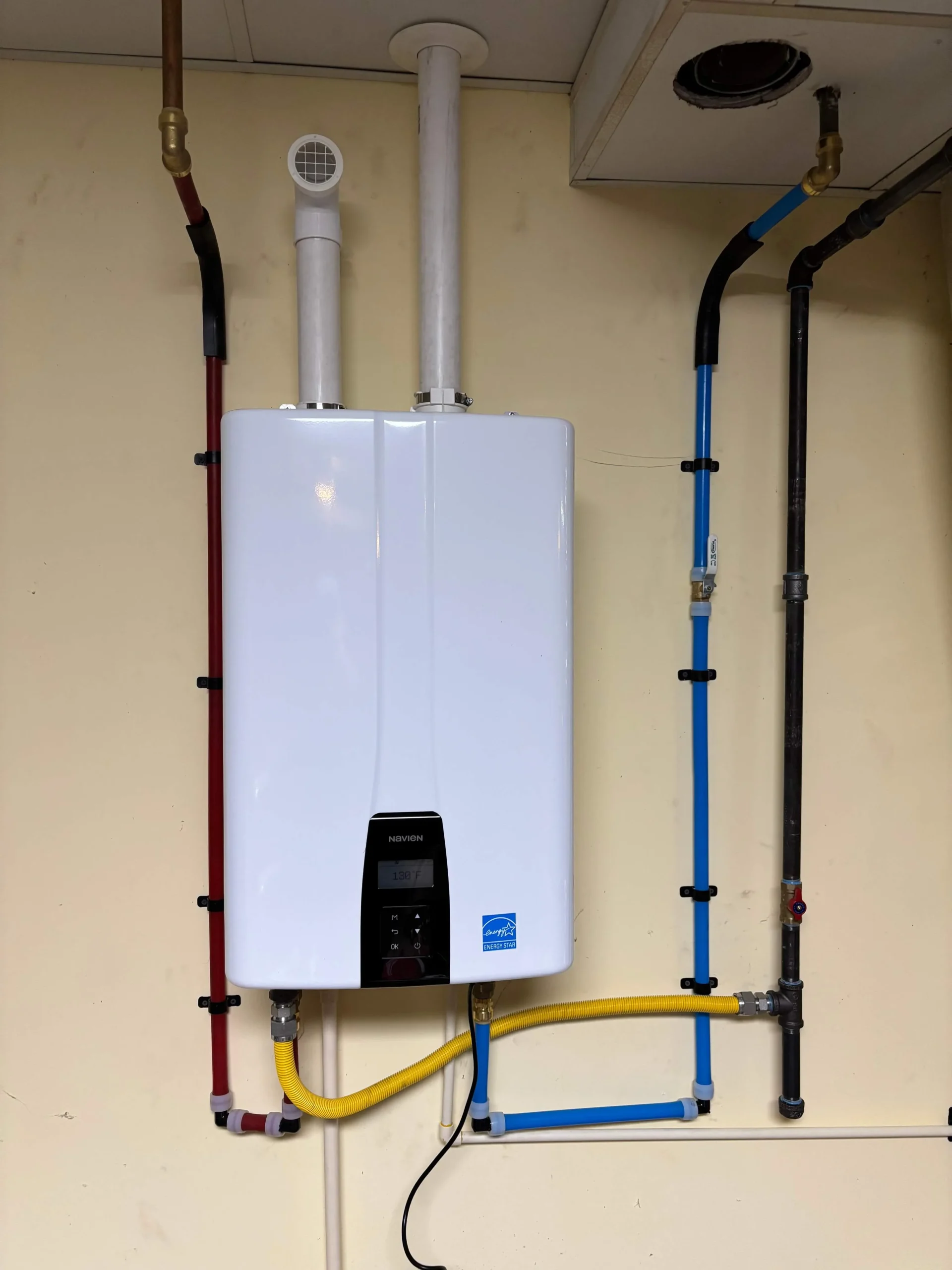 Tank to Navien Tankless Conversion in Franklin