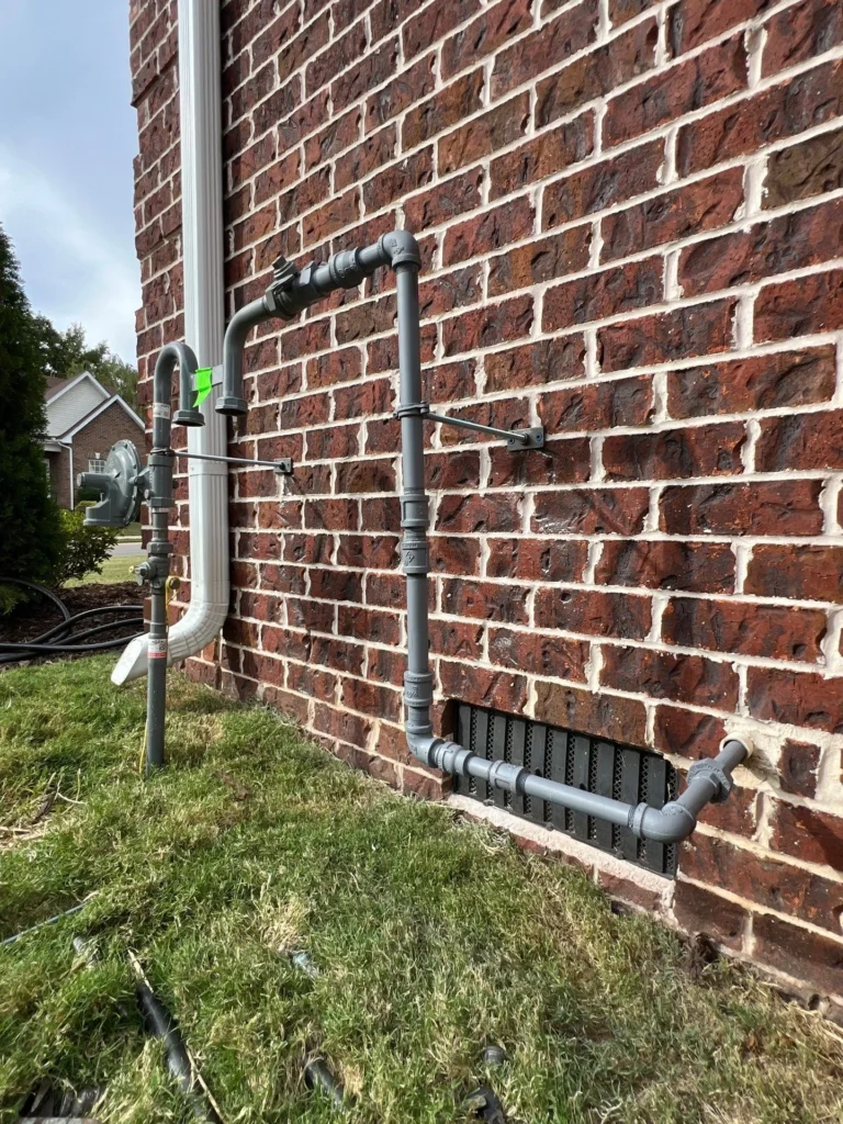 New gas line run by 100 Percent Plumbing in Murfreesboro