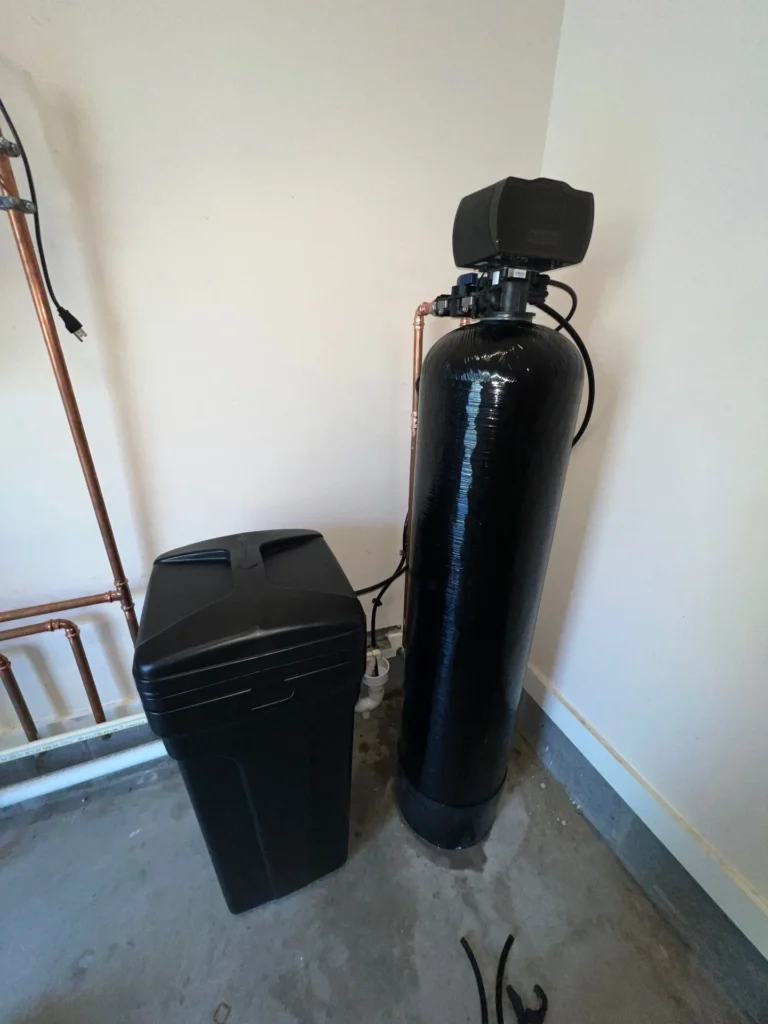 Water softener installed in a Smyrna home