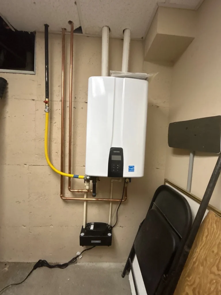 Navien tankless conversion completed in Forest Hills