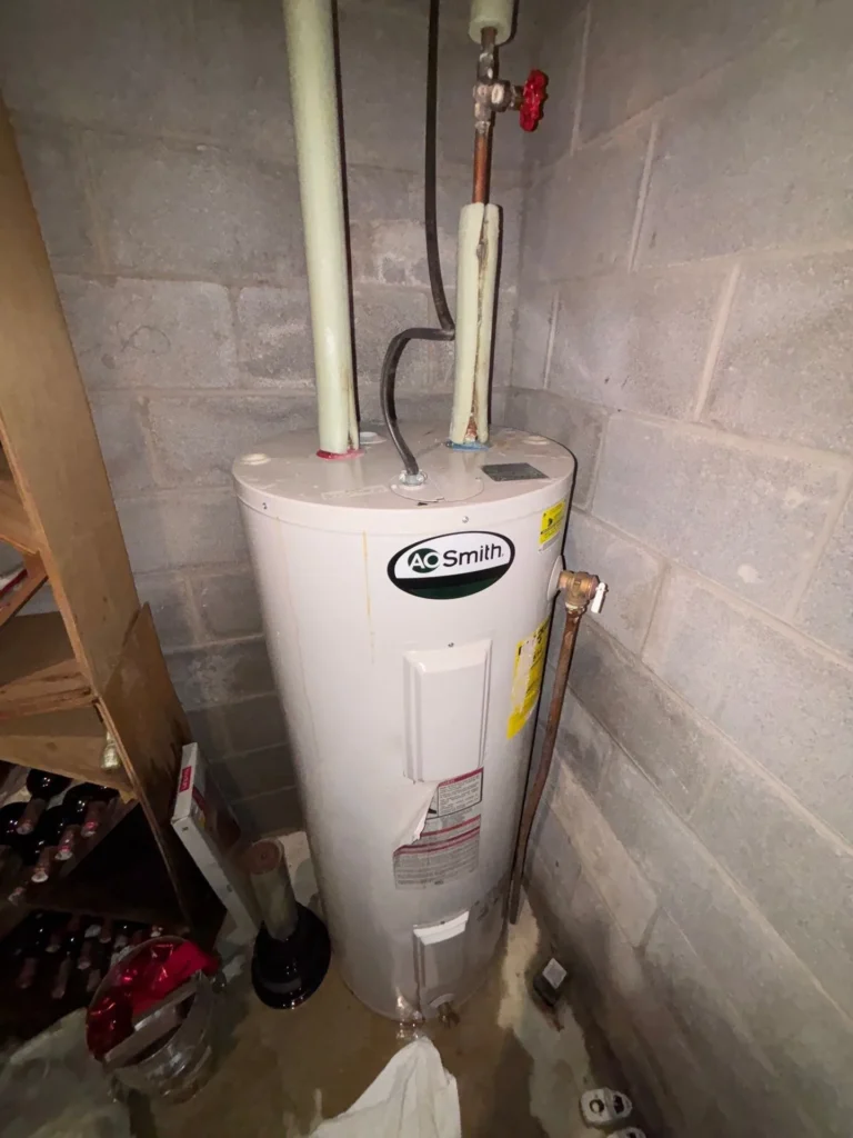 Replacement water heater installed in a Nashville home