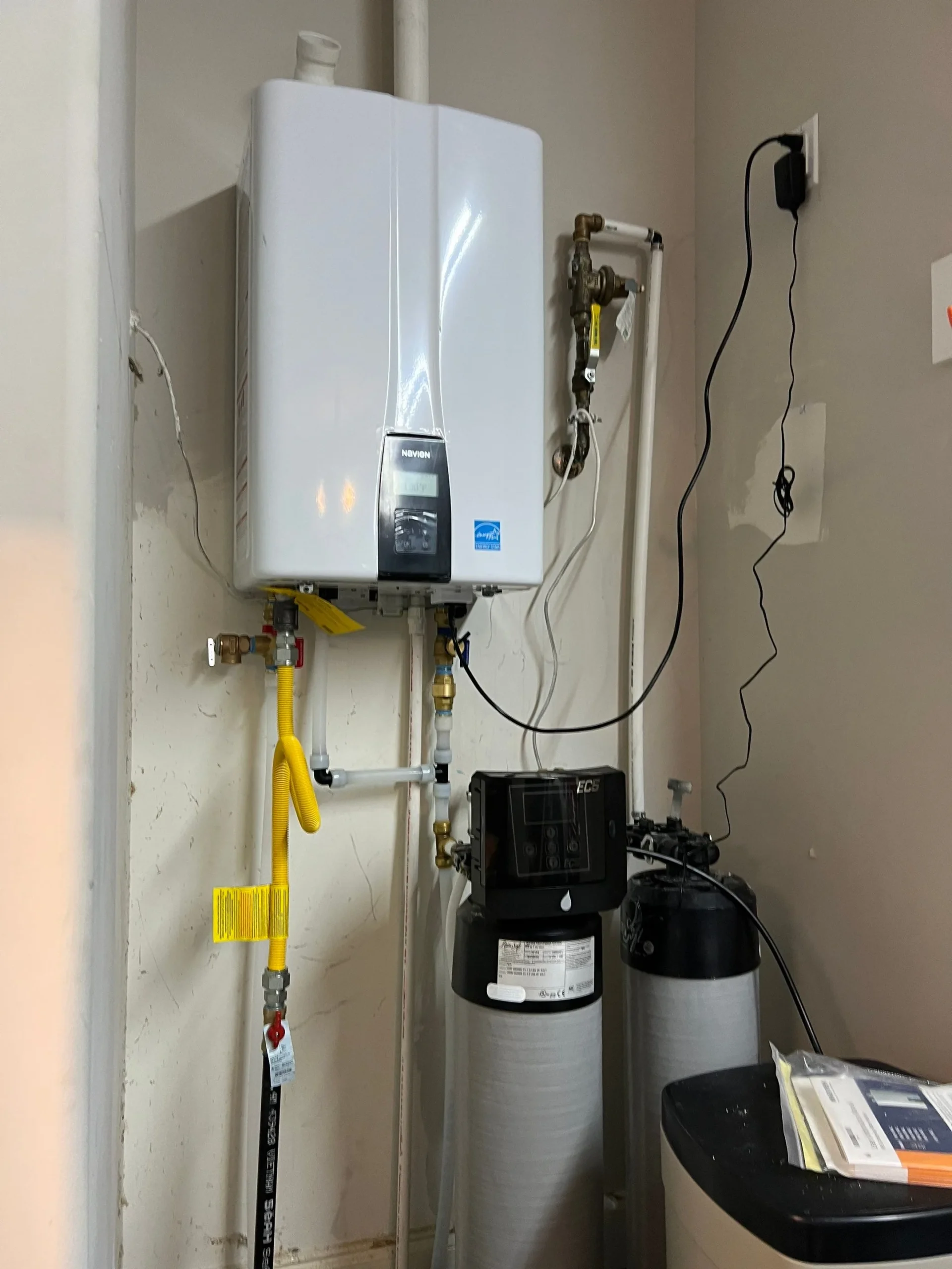 Tankless Replacement and Softener in Franklin