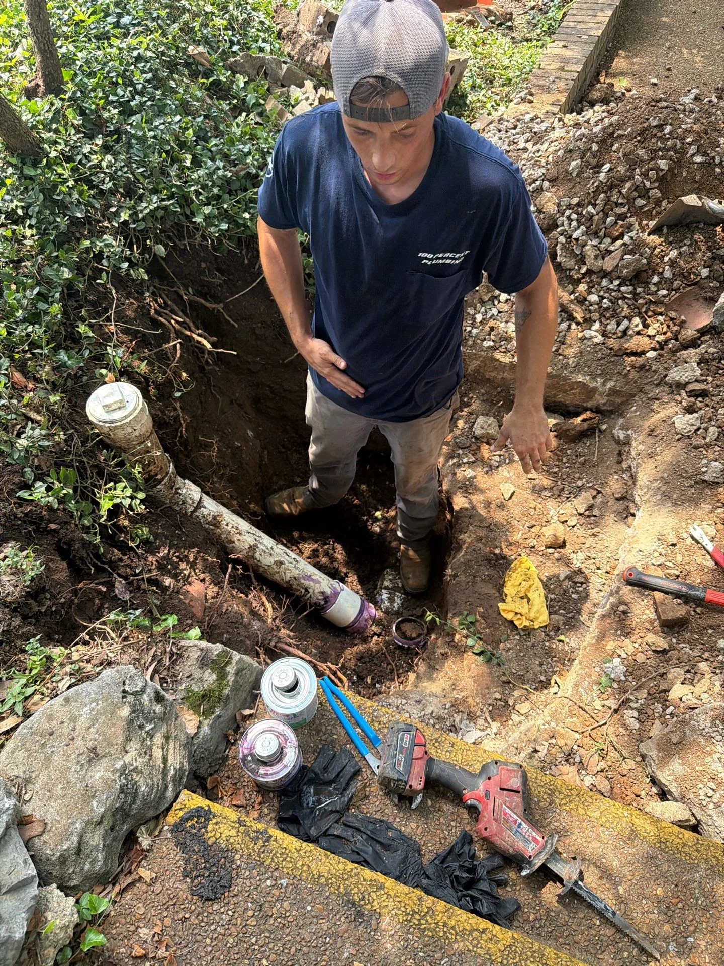 Clubhouse Sewer Line Repair in Belle Meade